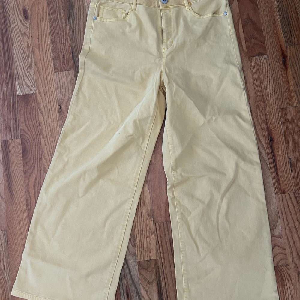 J. Jill Yellow Flare & Wide Leg Jeans